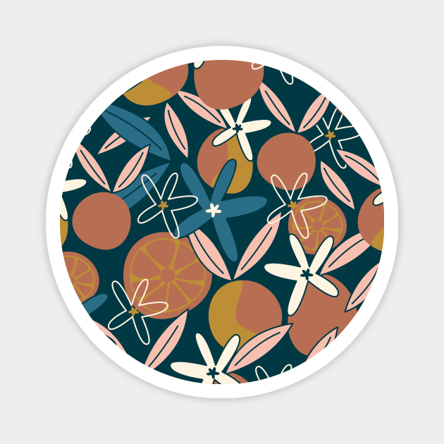 Orange Blossom (Spirit) Magnet by Cascade Patterns
